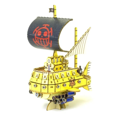Abbildung von One Piece - Polar Tang der Heart-Piratenbande Holzmodell