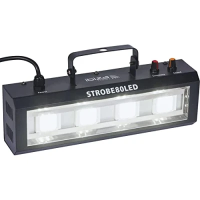 Abbildung von Ibiza STROBE80LED 4x20W LED Stroboskoplicht Schwarz