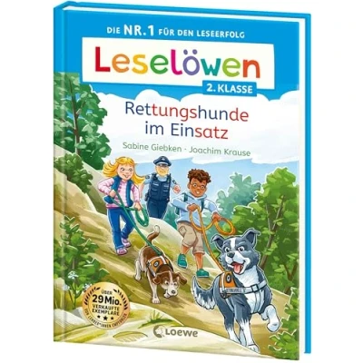 Abbildung von Leselöwen 2. Klasse Rettungshunde im Einsatz: Die Nr. 1 für den Leseerfolg Mit Leselernschrift ABeZeh Erstlesebuch Kinder ab 7 Jahren