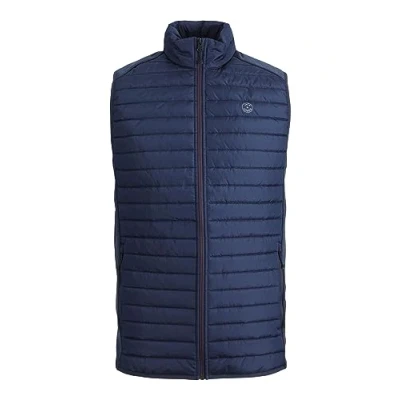 Abbildung von Jack &amp; Jones Multi Bodywarmer Collar NOOS Weste navy, Herren, Größe: Large, Navy