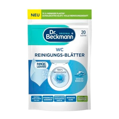Abbildung von Dr. Beckmann WC Reinigungs Blätter OCEAN BREEZE 20