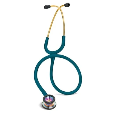 Abbildung von 3M Littmann Classic II Kinderstethoskop, 2153, karibikblau, 71 cm Schlauchlänge, Membrandurchmesser: 37 mm, Trichterdurchmesser: 25 Regenbogen Edition, 1 Stück