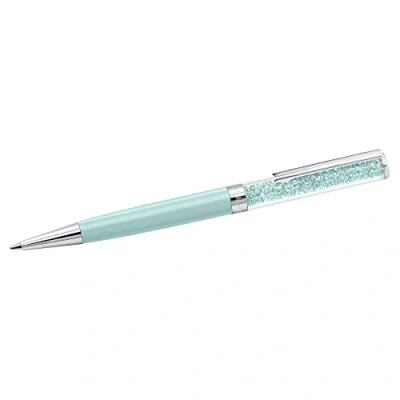 Abbildung von Swarovski Crystalline Kugelschreiber, Hellgrüner, Verchromter Stift mit Edlen Kristallen