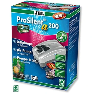 Abbildung von JBL ProSilent a200, 6054200, Luftpumpe für Süß und Meerwasseraquarien von 50 300 L, 1 Stück (1er Pack)