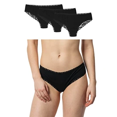Abbildung von Snocks 3PACK Slip, Damen, Größe: XXL, Schwarz