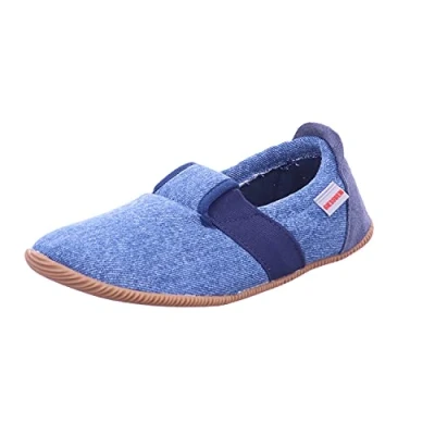 Abbildung von GIESSWEIN Söll Slim Fit, Flache Hausschuhe Unisex Kinder, Dunkle Jeans 528, 30 EU