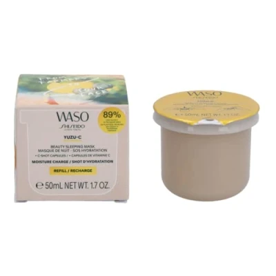 Abbildung von Shiseido WASO Yuzuc Beauty Sleeping MASK Refill Gesichtscreme, Damen, Größe: 50 ml,