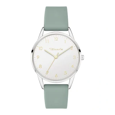 Abbildung von Tamaris Damen Analog Quarz Uhr mit Silikon Armband TT 0118 PQ
