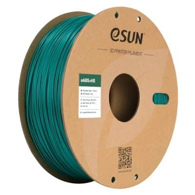 Abbildung von eSUN ABS+ Filament 1.75mm, ABS+HS Hochgeschwindigkeits 3D Drucker Schnelligkeit ABS Plus, Maßgenauigkeit +/ 0.03mm, 1KG Spule (2.2 LBS) für High Speed Drucker,Grün