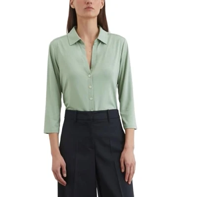 Abbildung von Marc O&#039;Polo Regular Hemdbluse, Damen, Größe: XS, Dusty mint