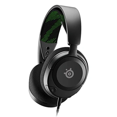 Abbildung von SteelSeries Arctis Nova 1X Multi System Gaming Headset Hi Fi Treiber 360 Surround Sound Memory Foam Ohrpolster Mikrofon mit Geräuschunterdrückung Xbox, PC, PS5, PS4, Switch