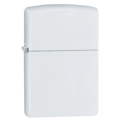 Abbildung von Zippo Feuerzeug 60001194 White Matte Benzinfeuerzeug, Messing, 1 x 3,5 5,5 cm