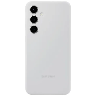 Abbildung von Samsung Silikon Back Cover Grau Galaxy S24 FE