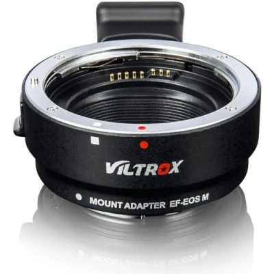 Abbildung von VILTROX EF EOS M Objektivanschluss Adapter Auto Focus Konverter Ring für EF/EF S Serie Objektive kompatibel mit Canon Mount Kameras M3 M5 M6 M10 M50 M100