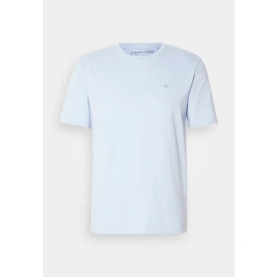 Abbildung von Scotch &amp; Soda Seasonal CORE Regular FIT LOGO Tshirt basic, Herren, Größe: Small, Sky blue