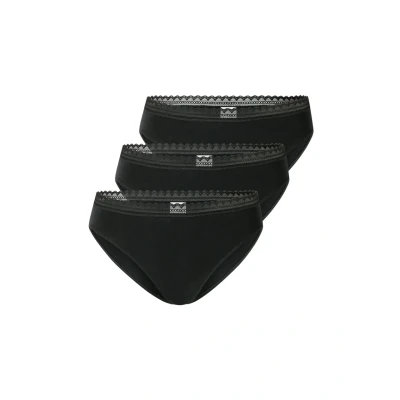Abbildung von Schiesser 3PACK RIO Slip, Damen, Größe: 38, Schwarz