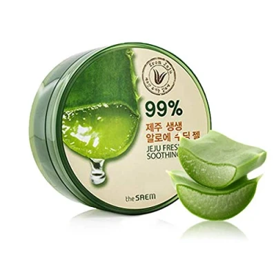Abbildung von Natürliches Koreanisch Aloe Vera Gel 100 prozent 300 ml Feuchtigkeitscreme für Gesicht, Körper Haar Gel, Pflege nach dem Sonnen, bei Ekzem, Sonnenbrand, Anti Narben Aloeveragel