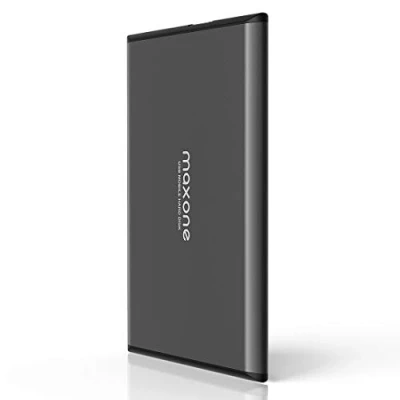 Abbildung von Maxone Externe Festplatte 500GB Tragbare festplatten 2,5 Zoll USB 3.0 Backups HDD für TV,PC,Mac,MacBook, Chromebook, Wii u, Desktop, Laptop, Windows (500GB, Rosegold)