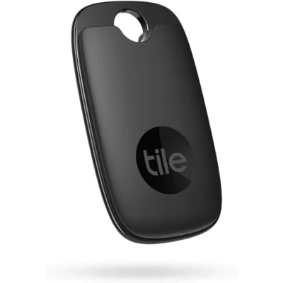 Abbildung von Tile Pro (2022) Bluetooth Item Finder, 1 Stück, 120 m Reichweite, funktioniert mit Alexa und Google Smart Home, iOS Android kompatibel, Find Your Keys, Fernbedienungen mehr, schwarz