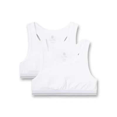 Abbildung von Sanetta Teens 2 PACK Bustier für Kinder, Größe: 140, White