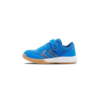 Abbildung von Hummel Multiplay FLEX VC JR Trainingsschuh für Kinder, Größe: 38, Blue white Schuhe