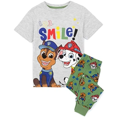 Abbildung von PAW PATROL Pyjamas Jungen Kinder Chase Marshall Smile Green PJs Sets