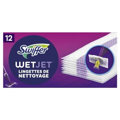 Abbildung von Swiffer WetJet Nachfüllpackungen für verschiedene Oberflächen alle Bodenarten