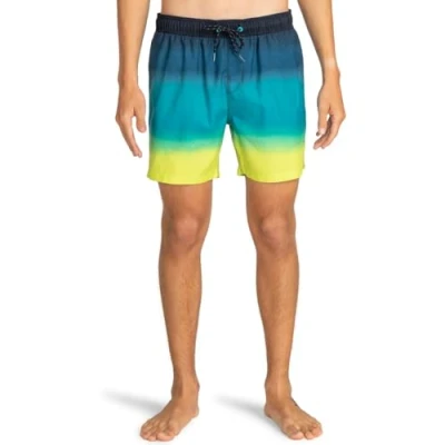 Abbildung von Billabong All Day Fade Layback 16&quot; Schwimmshorts für Männer Schwarz