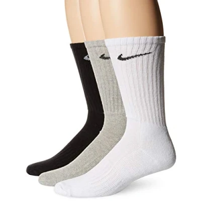 Abbildung von Nike Damen Cushioned Crew trainingssocken (3 Paar), Multi Color, S EU