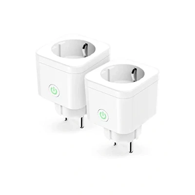 Abbildung von Refoss WLAN Steckdose Zeitschaltuhr 2er Pack Smart MINI mit Fernbedienung, Home WiFi Sprachsteuerung, Plug Funktioniert Alexa, Google