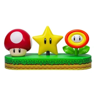 Abbildung von Super Mario Paladone Icon Light Offiziell lizenziertes Brothers freistehendes Schreibtischlicht, Spielzimmer Dekor und Merchandise für Jungen Mädchen, Nachtlicht Geschenkzubehör