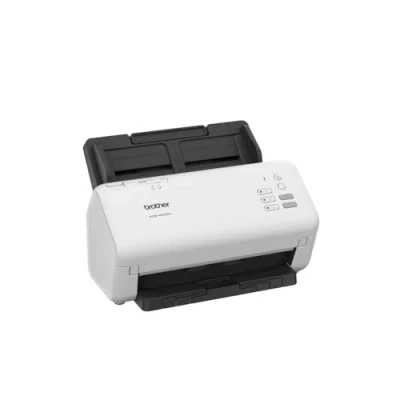 Abbildung von Brother ADS 4300N, Professioneller Dokumentenscanner mit USB und LAN, Duplex Scan, Schnelltasten, Weiß, ADS4300NRE1