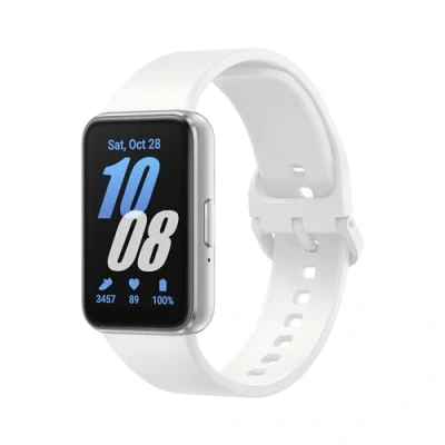 Abbildung von Samsung Galaxy Fit3 Smartwatch, Fitness Uhr als Tracker und Aktivitätstracker, Silver, Inkl. 36 Monate Herstellergarantie [Exklusiv bei Amazon]
