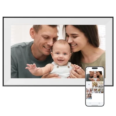Abbildung von Dragon Touch Frameo 15.6&#039;&#039; Digitaler Bilderrahmen 1920 * 1080 FHD IPS Touchscreen WiFi Elektronischer Bilderrahmenmit 32GB Speicher, Auto Rotate, Sofortiges Teilen von Fotos/Videos