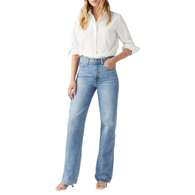 Abbildung von Levi&#039;s Ribcage WIDE LEG Jeans Relaxed Fit, Damen, Größe: 27x34, Light blue denim
