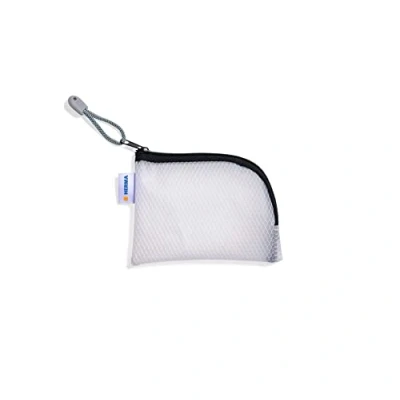 Abbildung von HERMA 20244 Reißverschlusstasche Reiseetui A7 transparent schwarz, kleine verschließbare Sichttasche mit Zipper, Kulturtasche für Handy, Ladekabel, Kosmetik, Stifte, Schlüssel