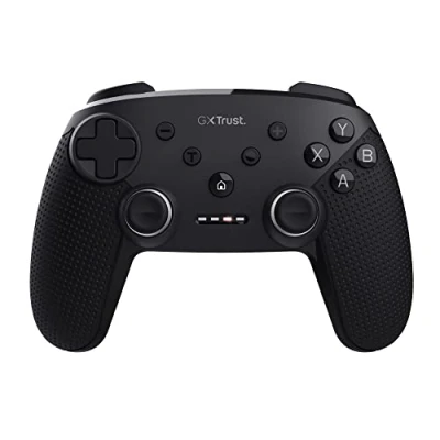 Abbildung von Trust Gaming GXT 542 Muta PC &amp; Nintendo Switch Controller Kabellos, Bluetooth/RF/USB, 75% Recycelten Materialien, Aufladbare Batterie, Wireless Gamepad für Computer, OLED/Lite, Android