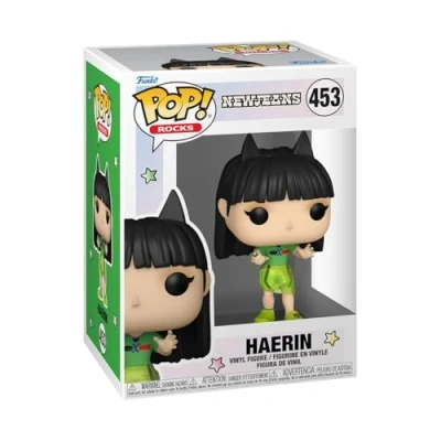 Abbildung von Funko Pop! Rocks: New Jeans Haerin Vinyl Sammelfigur Geschenkidee Offizielle Handelswaren Spielzeug Für Kinder und Erwachsene Music Fans Modellfigur Sammler Display