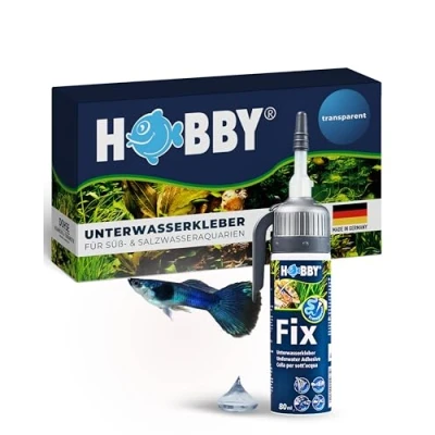 Abbildung von Hobby 11968 Fix Unterwasserkleber, Kartusche, 80 ml, transparent,