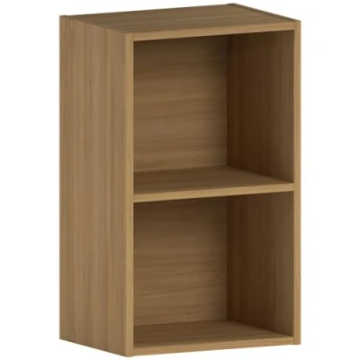 Abbildung von Vida Designs Büro Bücherregale, Holz, Eiche, Standard, 2 Etagen