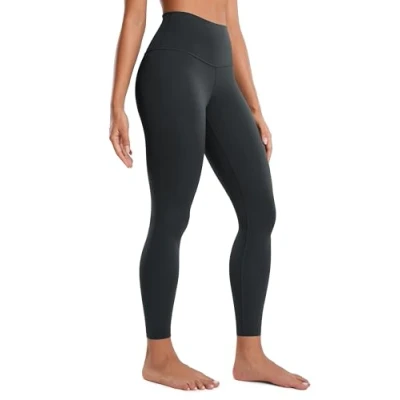 Abbildung von CRZ Yoga Butterluxe Damen High Waist Sport Leggings Blickdicht Leggins Sporthose Workout Gym Yogahose 64cm Melanit 38