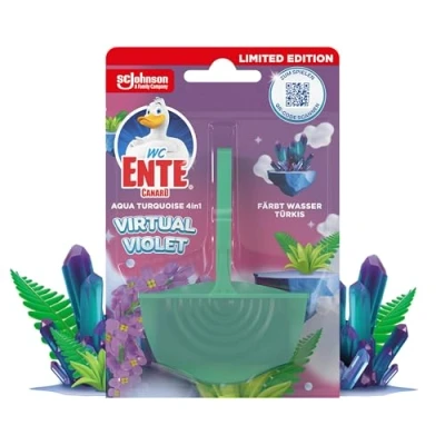Abbildung von WC Ente Aqua Turquoise Einhänger, Duftspüler, Virtual Violet Duft, (1x36g)