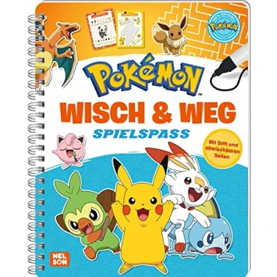 Abbildung von Pokémon Activity Buch: Wisch &amp; Weg Spielspaß: Mit Stift und abwischbaren Seiten Malbuch für Jungen Mädchen ab 4 Jahren