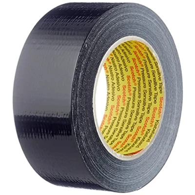 Abbildung von 3M Universelles Gewebeklebeband 2903, Duct Tape, Starkes Panzertape, Reparatur Klebeband, Starke Klebkraft, leicht abreißbar, 48mm x 50m, Schwarz 1 Rolle