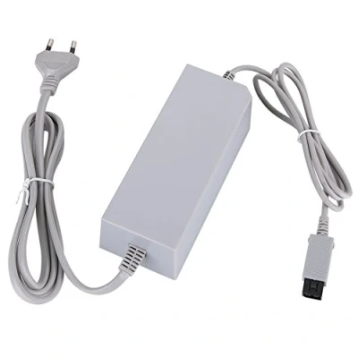 Abbildung von ASHATA Netzteil,Neues Netzkabel Netzteil Power Supply Adapter,Mehrfachschutz Überstromschutz Kabel Adapter für Wii Spielekonsole EU Stecker(Grau)