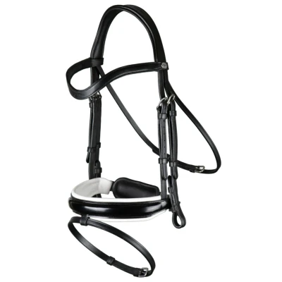 Abbildung von Dyon Snaffle bridle white padded