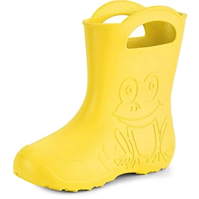 Abbildung von Ladeheid Eva Gummistiefel Damen federleichte wasserdichte Damenschuhe Regenschuhe LA CA 09 (Grün, 38/39 EU)