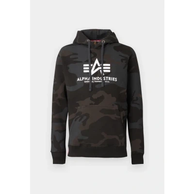 Abbildung von Alpha Industries Basic Hoody Camo black 2XL