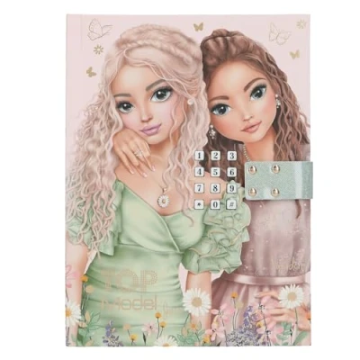 Abbildung von Depesche 13622 TOPModel Summer Feeling Tagebuch mit Zahlen Code und Sound, Buch in Pink, Model Motiv 192 linierten Seiten