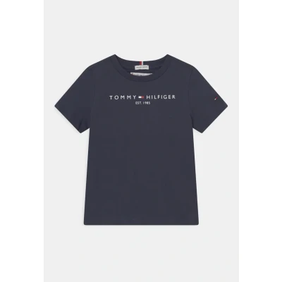 Abbildung von Tommy Hilfiger Essential TEE Tshirt print für Kinder, Größe: 74, Twilight navy